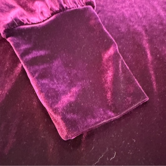 Lauren Ralph Lauren Velour Royal Purple Pullover Top Shirt Blouse size 3X - Picture 7 of 10